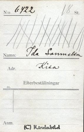 Ida Samuelsson Kisa
Ida Samuelsson Kisa
Nyckelord: Ida Samuelsson