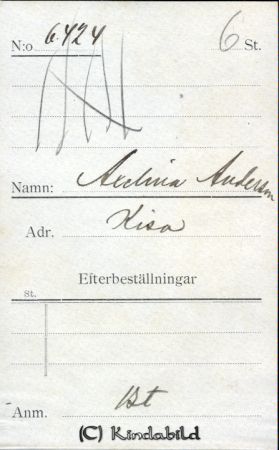 Axelina Andersson Kisa
Axelina Andersson Kisa
Nyckelord: Axelina Andersson