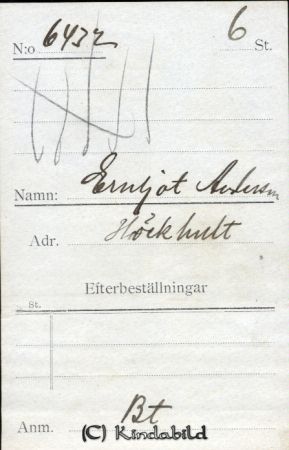 Ernljot Andersson Höckhult
Ernljot Andersson Höckhult
Nyckelord: Ernljot Andersson