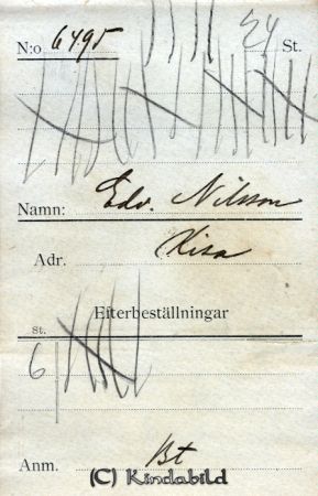 Edv. Nilsson Kisa
Edv. Nilsson Kisa
Nyckelord: Nilsson Kisa