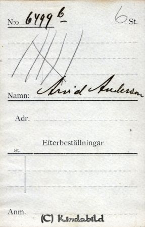 Arvid Andersson
Arvid Andersson 
Nyckelord: Arvid Andersson