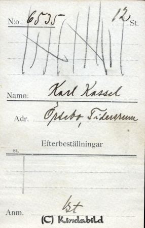 Karl Kassel Örsebo Tidersrum
Karl Kassel Örsebo Tidersrum
Nyckelord: Kassel Örsebo