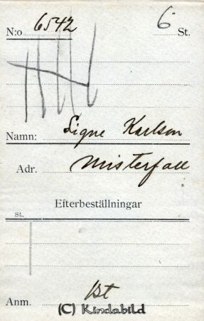 Signe Karlsson Misterfall
Signe Karlsson Misterfall
Nyckelord: Karlsson Misterfall