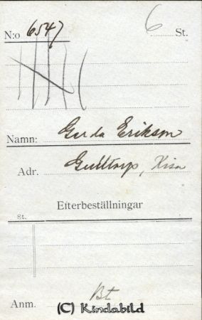 Gerda Eriksson Gulltorp Kisa
Gerda Eriksson Gulltorp Kisa
Nyckelord: Eriksson Gulltorp