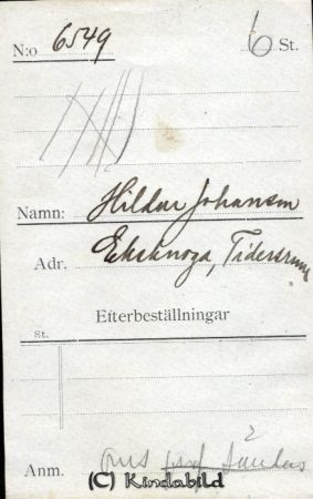 Hildur Johansson Ekeknoga Tidersrum
Hildur Johansson Ekeknoga Tidersrum
Nyckelord: Johansson Ekeknoga