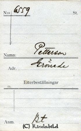 Pettersson Grönede
Pettersson Grönede
Nyckelord: Pettersson Grönede