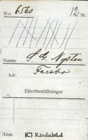S G Nysten Farsbo
S G Nysten Farsbo
Nyckelord: Nysten Farsbo