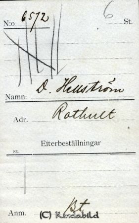D Hellström Rothult
D Hellström Rothult
Nyckelord: Hellström Rothult
