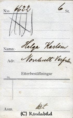 Helga Karlsson Norrhult Verfveln
Helga Karlsson Norrhult Verfveln
Nyckelord: Karlsson Norrhult