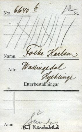 Folke Karlsson Wallingedal Hycklinge
Folke Karlsson Wallingedal Hycklinge
Nyckelord: Karlsson Wallingedal