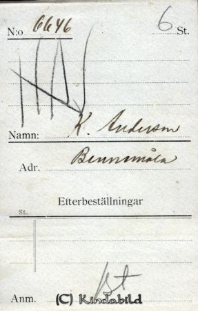 K Andersson Bennemåla
K Andersson Bennemåla 
Nyckelord: Andersson Bennemåla