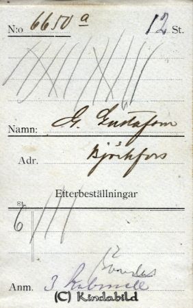 G Gustafsson Björkfors
G Gustafsson Björkfors
Nyckelord: Gustafsson Björkfors