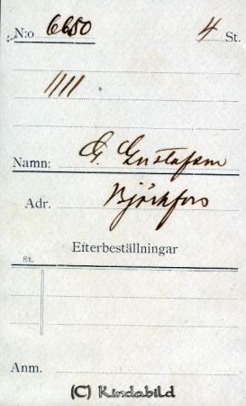 G Gustafsson Björkfors
G Gustafsson Björkfors
Nyckelord: Gustafsson Björkfors