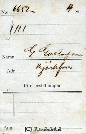 G Gustafsson Björkfors
G Gustafsson Björkfors
Nyckelord: Gustafsson Björkfors