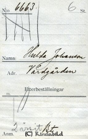 Hulda Johansson Värdgården
Hulda Johansson Värdgården
Nyckelord: Johansson Värdgården
