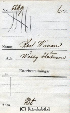 Karl Wiman Wäsby Slätmon
Karl Wiman Wäsby Slätmon
Nyckelord: Wiman Wäsby