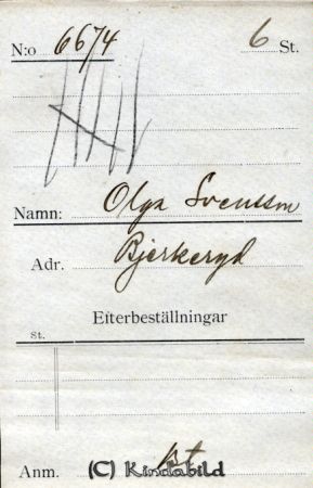 Olga Svensson Bjärkeryd
Olga Svensson Bjärkeryd
Nyckelord: Svensson Bjärkeryd