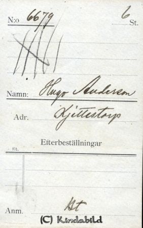 Hugo Andersson Kjettestorp
Hugo Andersson Kjettestorp
Nyckelord: Andersson Kjettestorp