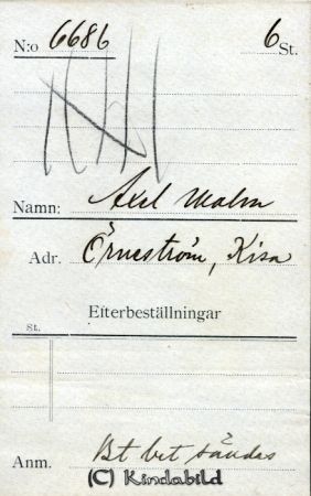 Axel Malm Örneström Kisa
Axel Malm Örneström Kisa
Nyckelord: Malm Örneström
