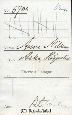 Anna Nilsson Aska Hägerstad
Anna Nilsson Aska Hägerstad
Nyckelord: Nilsson Aska