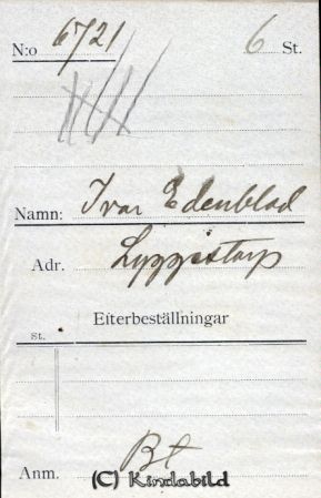 Ivar Edenblad Lyggestorp
Ivar Edenblad Lyggestorp
Nyckelord: Edenblad Lyggestorp