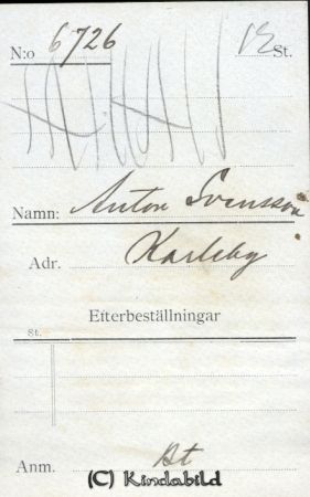 Anton Svensson Karleby
Anton Svensson Karleby
Nyckelord: Svensson Karleby