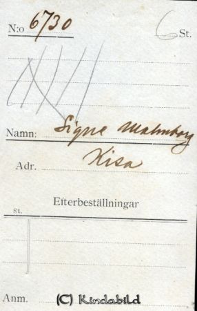 Signe Malmberg Kisa
Signe Malmberg Kisa
Nyckelord: Signe Malmberg