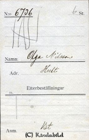 Olga Nilsson Hult
Olga Nilsson Hult
Nyckelord: Nilsson Hult