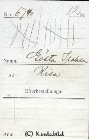Gösta Isaksson Kisa
Gösta Isaksson Kisa
Nyckelord: Gösta Isaksson
