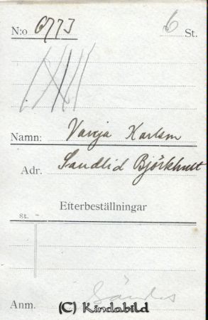 Vanja Karlsson Sandlid Björkhult
Vanja Karlsson Sandlid Björkhult
Nyckelord: Karlsson Sandlid