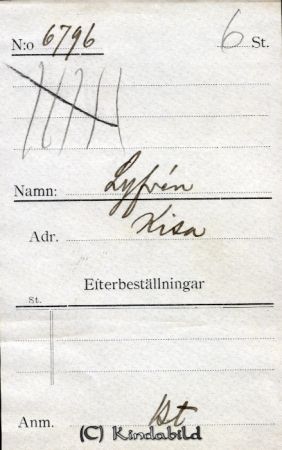 Lyfvén Kisa
Lyfvén Kisa
Nyckelord: Lyfvén Kisa