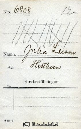 Julia Larsson Hitthem
Julia Larsson Hitthem
Nyckelord: Larsson Hitthem