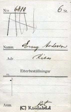 Emy Andersson Kisa
Emy Andersson Kisa
Nyckelord: Emy Andersson