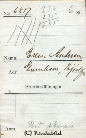 Ellen Andersson Gumhem Björkfors
Ellen Andersson Gumhem Björkfors
Nyckelord: Andersson Gumhem