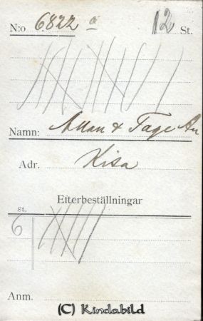 Allan och Tage Andersson Kisa
Allan och Tage Andersson Kisa
Nyckelord: Allan Tage