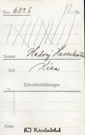 Hedvig Hasselroth Kisa
Hedvig Hasselroth Kisa
Nyckelord: Hedvig Hasselroth