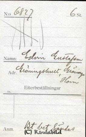 Edvin Gustafsson Gröningshult Gröninge Horn
Edvin Gustafsson Gröningshult Gröninge Horn
Nyckelord: Gustafsson Gröningshult