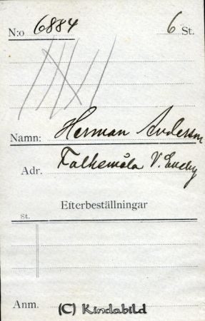 Herman Andersson Falkemåla V Eneby
Herman Andersson Falkemåla V Eneby
Nyckelord: Andersson Falkemåla