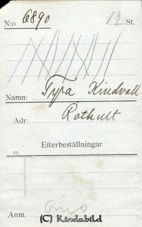 Tyra Kindvall Rothult
Tyra Kindvall Rothult
Nyckelord: Kindvall Rothult