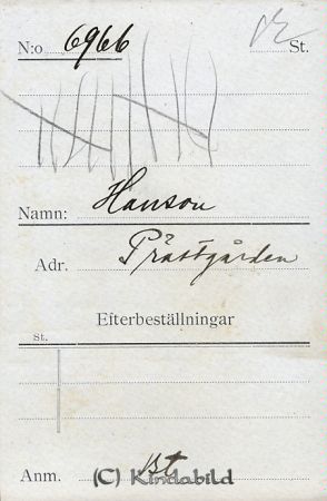 Hansson Prästgården
Hansson Prästgården
Nyckelord: Hansson Prästgården