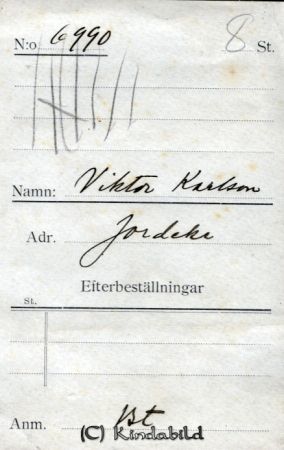 Viktor Karlsson Jordeke
Viktor Karlsson Jordeke
Nyckelord: Karlsson Jordeke