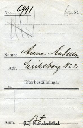 Anna Andersson Eriksborg N:o 2
Anna Andersson Eriksborg N:o 2
Nyckelord: Andersson Eriksborg
