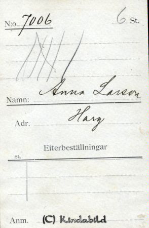 Anna Larsson Harg
Anna Larsson Harg
Nyckelord: Larsson Harg