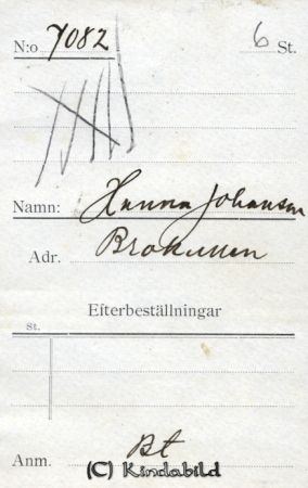 Hanna Johansson Brokullen
Hanna Johansson Brokullen
Nyckelord: Johansson Brokullen
