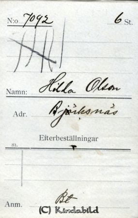 Hilda Olsson Björksnäs
Hilda Olsson Björksnäs
Nyckelord: Olsson Björksnäs