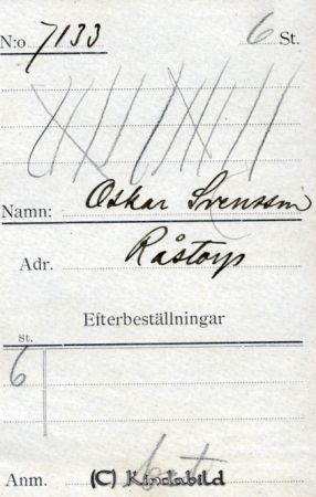 Oskar Svensson Råstorp
Oskar Svensson Råstorp
Nyckelord: Svensson Råstorp