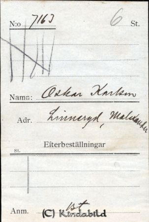 Oskar Karlsson Linneryd Malexander
Oskar Karlsson Linneryd Malexander
Nyckelord: Karlsson Linneryd