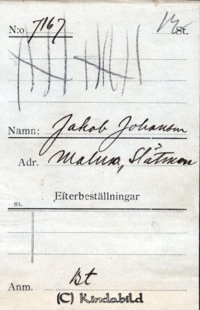 Jakob Johansson Malma Slätmon
Jakob Johansson Malma Slätmon
Nyckelord: Johansson Malma