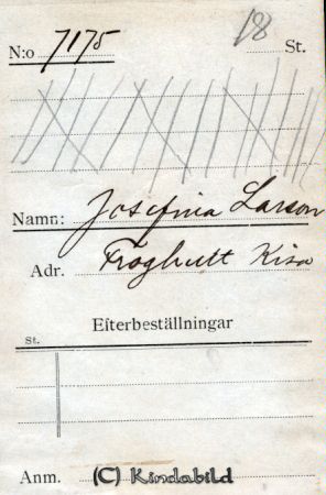 Josefina Larsson Froghult Kisa
Josefina Larsson Froghult Kisa
Nyckelord: Larsson Froghult