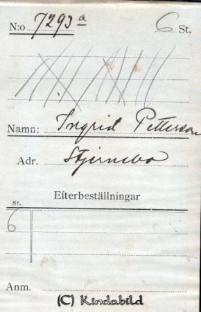 Ingrid Pettersson Stjernebo
Ingrid Pettersson Stjernebo
Nyckelord: Pettersson Stjernebo